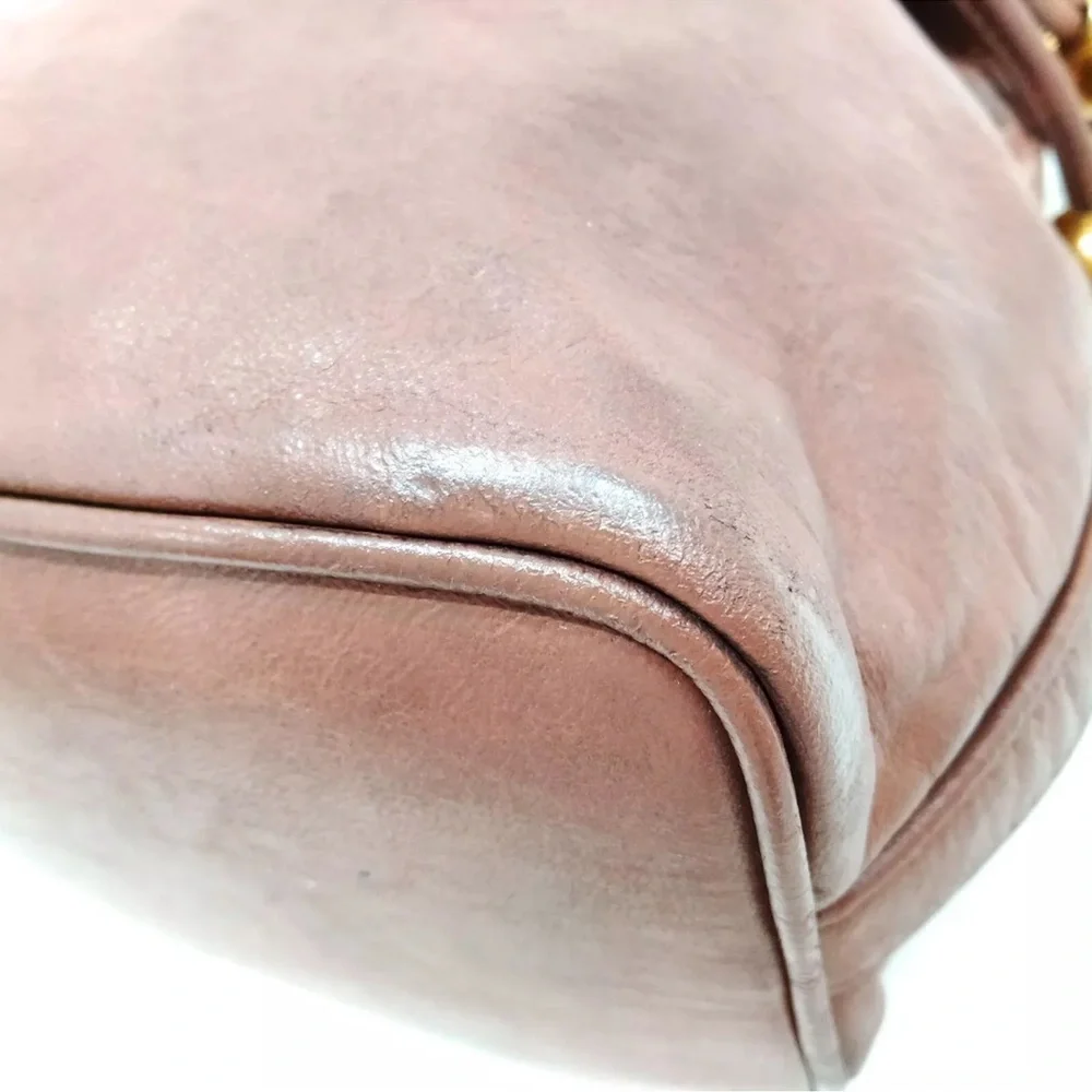 Rare Chanel crossbody chain brown leather bag - Picture 6 of 16